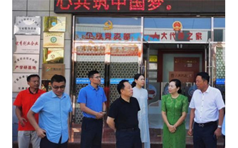 銀川市委常委、紀(jì)委書記、監(jiān)委主任劉智峰一行赴銀川伊百盛面對(duì)面問需求，實(shí)打?qū)嵔怆y題